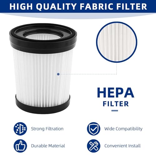ADDFRESH Vacuum Filter Replacement Compatible with Fabuletta FSV001/FSV101,Girnoor G160/G165, Lubluelu 202, Oraimo OSV-102, VacLife VL732 Stick Vacuum Cleaners - 4 Pack - Image 3