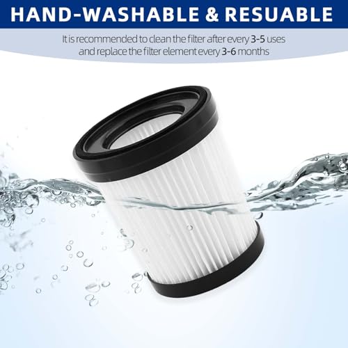 ADDFRESH Vacuum Filter Replacement Compatible with Fabuletta FSV001/FSV101,Girnoor G160/G165, Lubluelu 202, Oraimo OSV-102, VacLife VL732 Stick Vacuum Cleaners - 4 Pack - Image 5