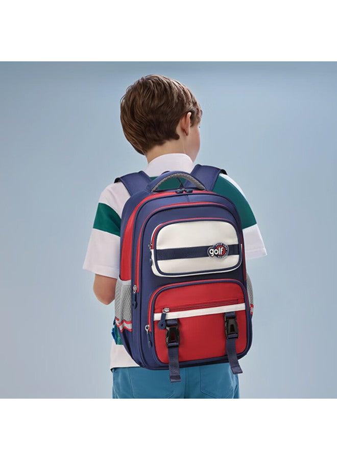 Golf Elementary School Backpack For 4th-6th Grade Boys And Girls Children's Backpack Junior High School Students Double Shoulder Bag High Value Decompression - Image 1