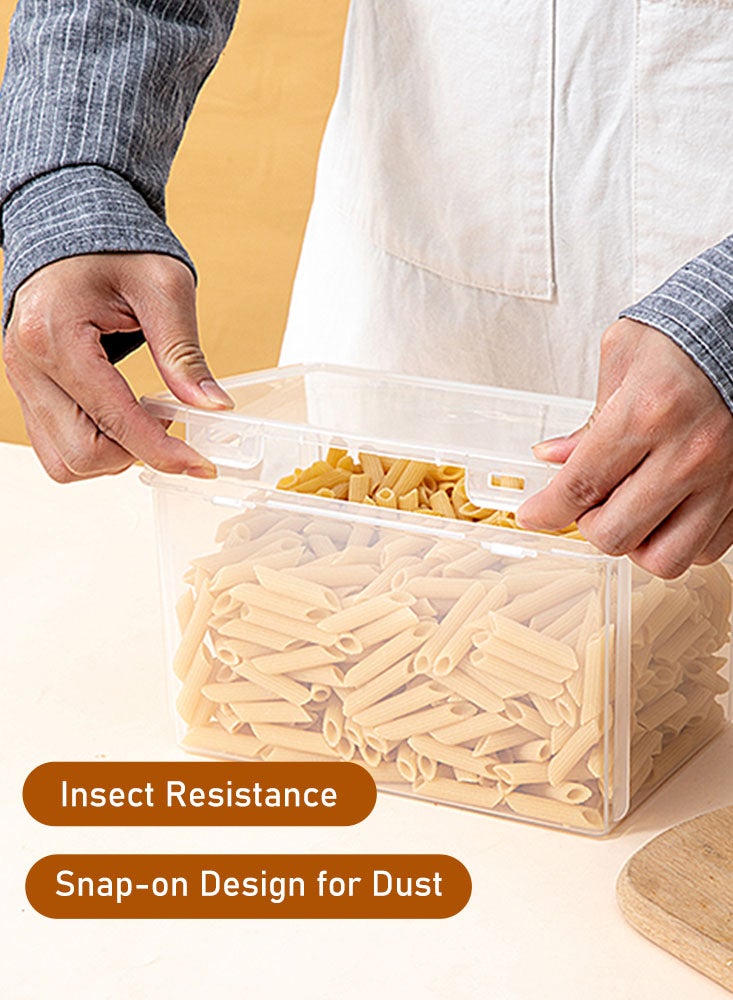 Perfii حاويات بلاستيكية محكمة الإغلاق فاخرة بأغطية قابلة للقفل لتخزين الطعام، تنظيم المطبخ والمخزن - Image 5