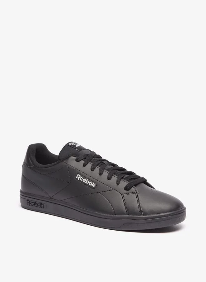 ريبوك Mens Logo Detail Sports Shoes with Lace-Up Closure - COURT CLEAN