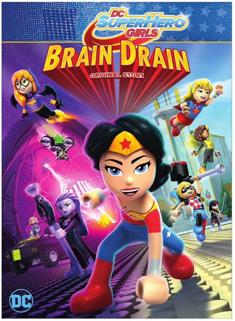DC SUPER HERO GIRLS - BRAIN DRAIN-ORG-DVD