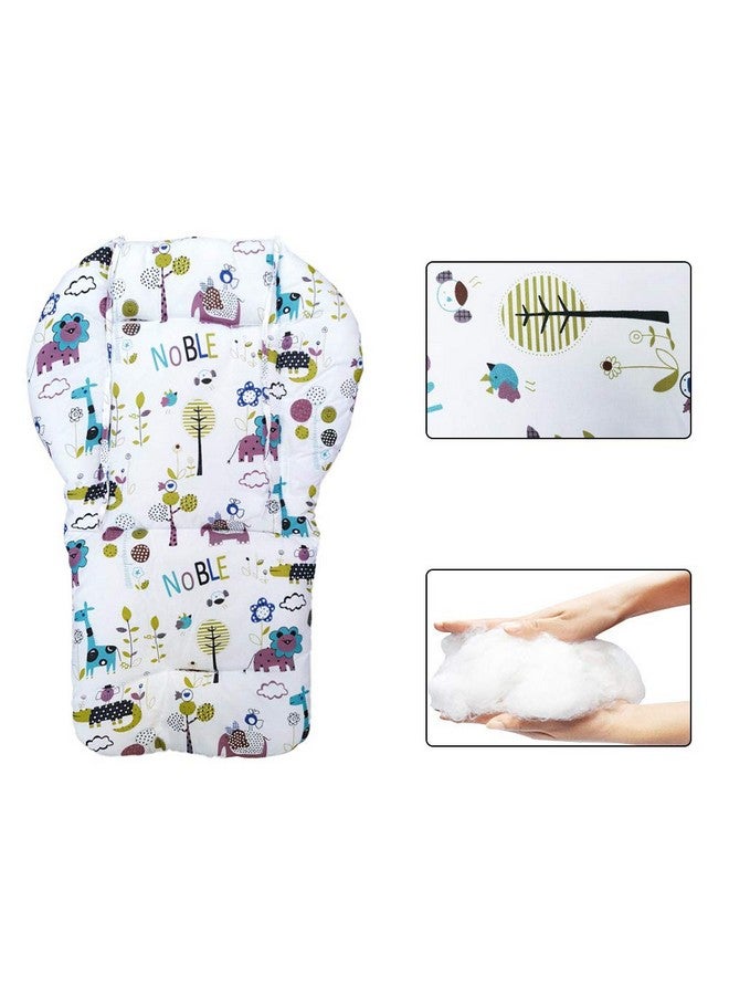 Kocpudu High Chair Cushion, High Chair Pad, Seat Cushion, Baby High Chair Cushion, Soft and Comfortable, Light and Breathable, Make The Baby More Comfortable(Jungle Animal Pattern) - Image 2