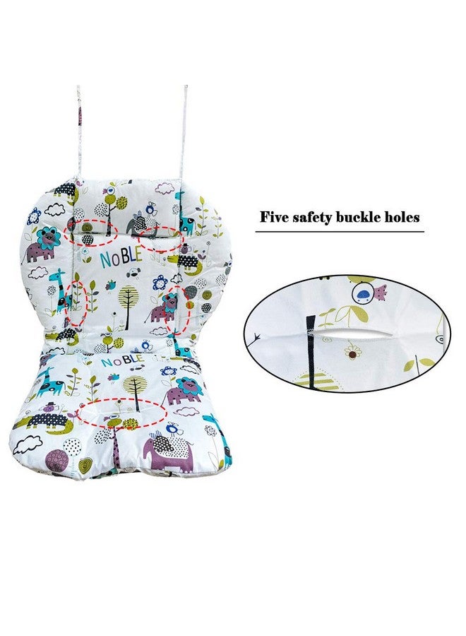 Kocpudu High Chair Cushion, High Chair Pad, Seat Cushion, Baby High Chair Cushion, Soft and Comfortable, Light and Breathable, Make The Baby More Comfortable(Jungle Animal Pattern) - Image 3