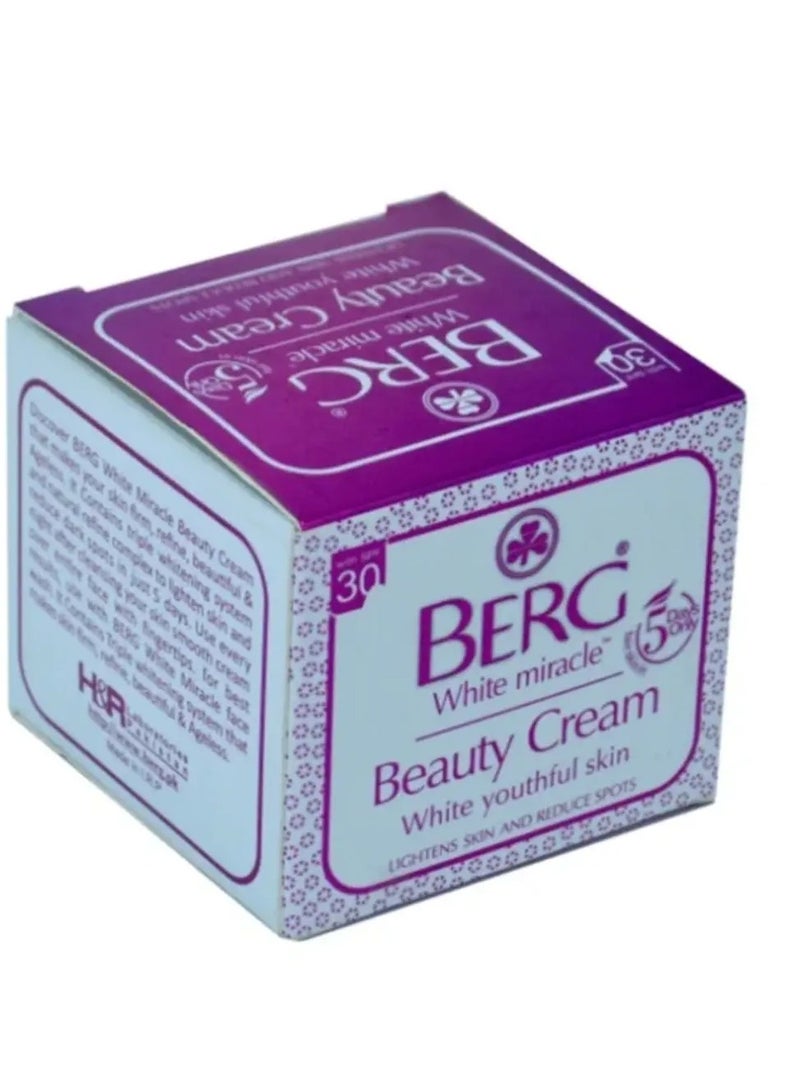 beauty cream + Soap inside With SPF 30 White Youthful Skin Lightens Skin And Reduce Spots 50 g