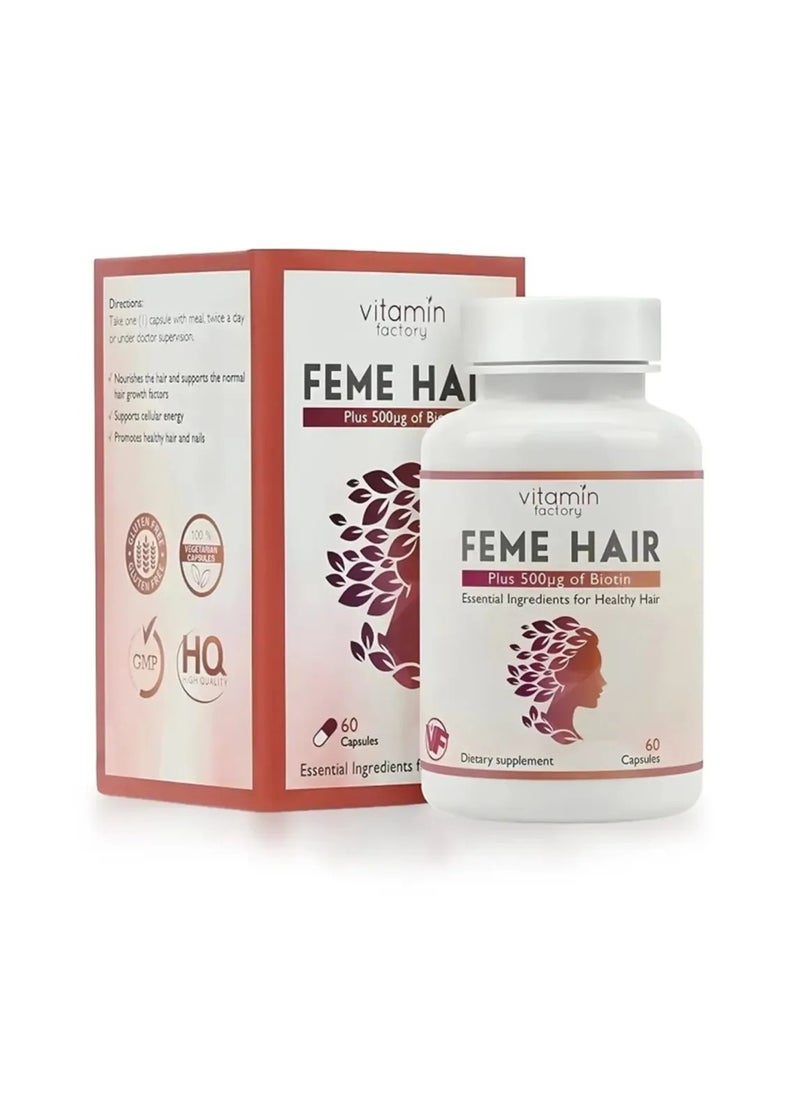 Feme Hair 60 Capsules - pzsku/Z7B3C99BB4B8A6EE1DF89Z/45/1741517273/93ed348e-b0ea-4d48-9687-6db178031724