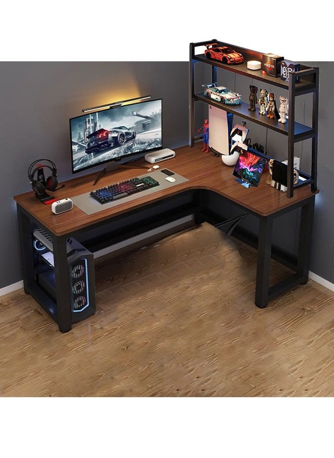 NKX Computer and Multifunction Table Home Office Workstation with Sidestand 120X100 cm (Right Corner)  - Image 1