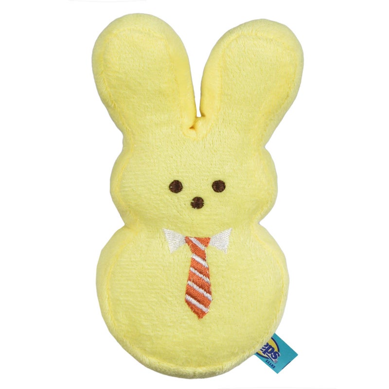 Peeps for Pets Plush Bunny Toy for Dogs Yellow Mister Medium Fun Way to Keep Your Pet Entertained for Hours Soft Cute Cuddly and Squeaky Dog Toy for Easter or Everyday Use