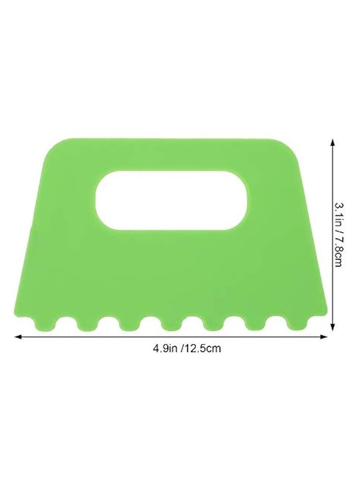 PROMASS Plastic Paint Scraper 4Pcs, Plastic Putty Knife, Putty Plastic Spreader Spackle Tool, Plastic Putty Knife scraper Tool, Kids Putty Scraper for Art, Art Craft Drawing Tools for Toddlers - Image 5