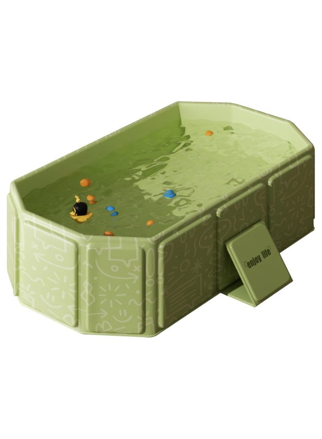 JOGAMS Baby Foldable Kids Bathtub for Infants to Toddler with Non Slip Base Easy Storage Perfect for Small Spaces - Image 1