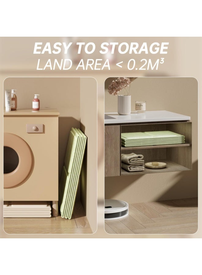 JOGAMS Baby Foldable Kids Bathtub for Infants to Toddler with Non Slip Base Easy Storage Perfect for Small Spaces - Image 3