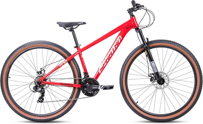 Spartan 29" Viper Hardtail Mountain Bike | 21-Speed Shimano Drivetrain, Suspension Fork, Alloy Disc Brakes & 29x2.125" Wanda Tires for Smooth, Confident All-Terrain Riding | SP-3321 - Image 1