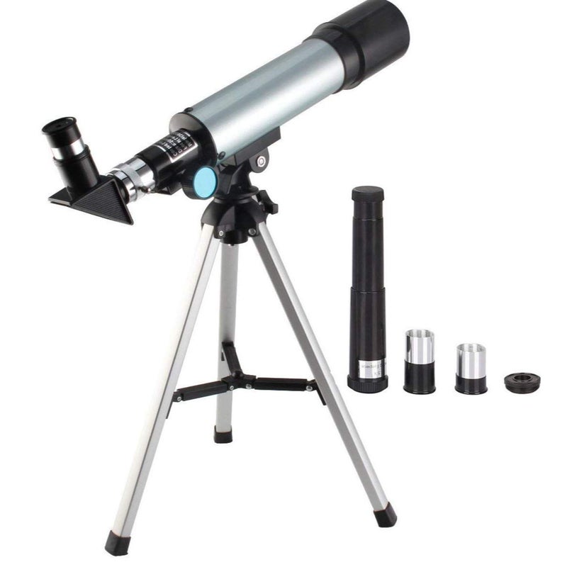 FOSCADIT High Power Reflector Type Telescope Seeing Planets and Stars Moon and Outdoor with Portable Travel Tripod Adjustable Level - Image 1