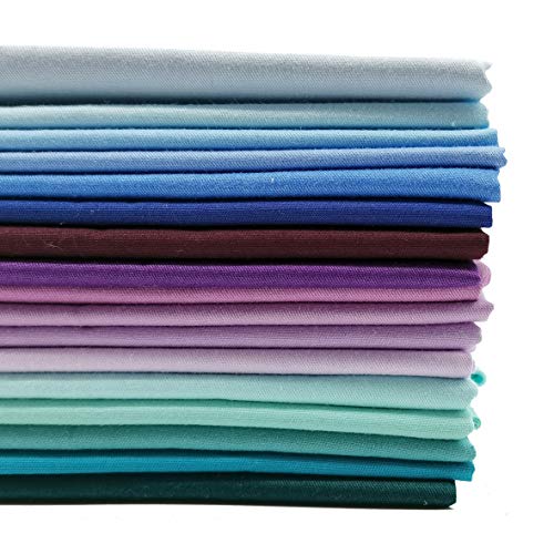 iNee Autumn Fall Solids Fat Quarters Fabric Bundles, Quilting Fabric for Sewing Crafting, 18 x 22 inches, (Fall Solids) - Image 2
