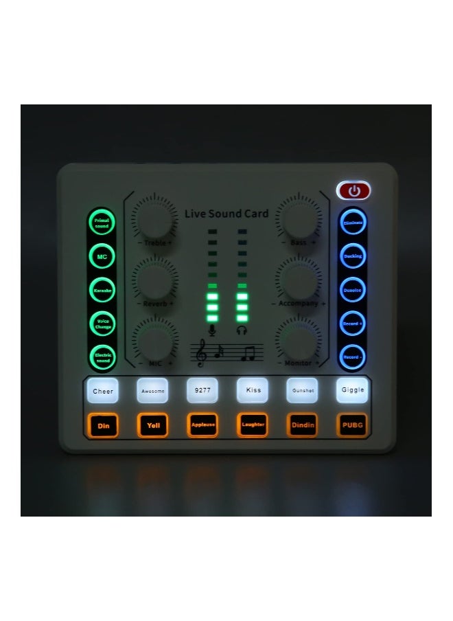 Generic Mini Audio Mixer Sound Card for PC, Phone, PS4, Xbox, and Switch - Voice Changer for DJ Mixing, Podcasting, Karaoke Singing, and Music Recording. Perfect for Live Broadcasts!  - Image 2