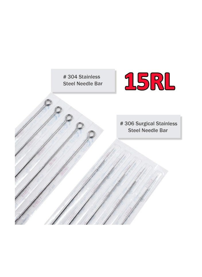 Generic 5-Pieces/Set Disposable Round Liner Sterile Tattoo Needles,Size 15RL  - Image 3