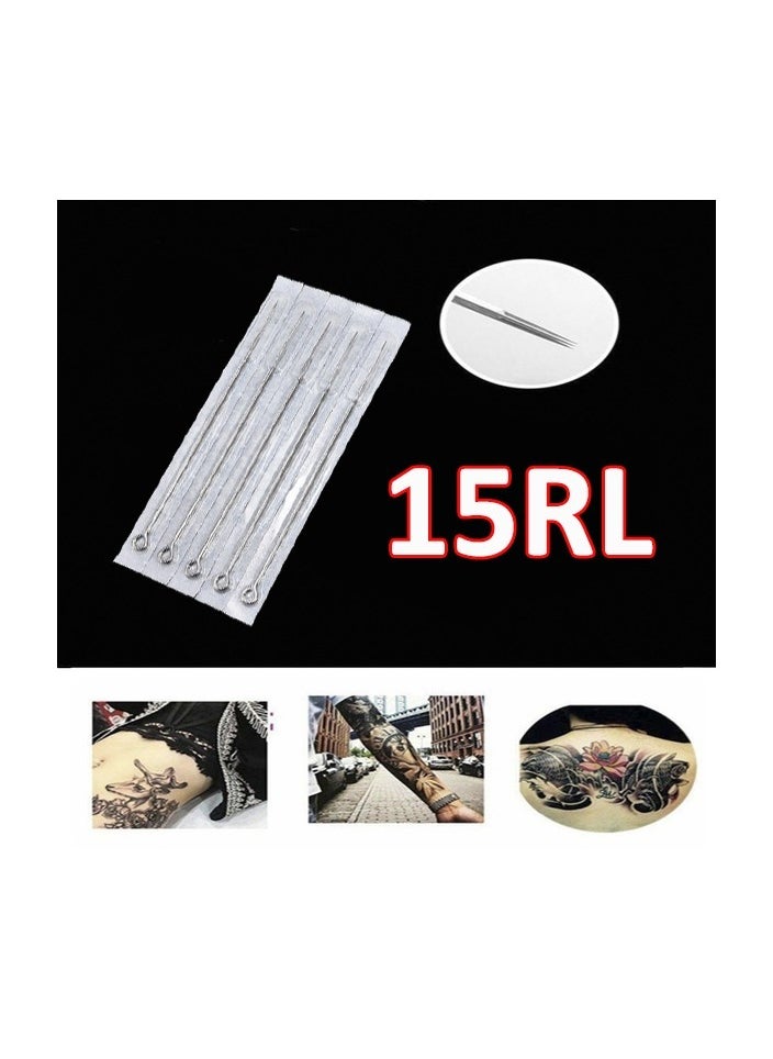 Generic 5-Pieces/Set Disposable Round Liner Sterile Tattoo Needles,Size 15RL  - Image 4