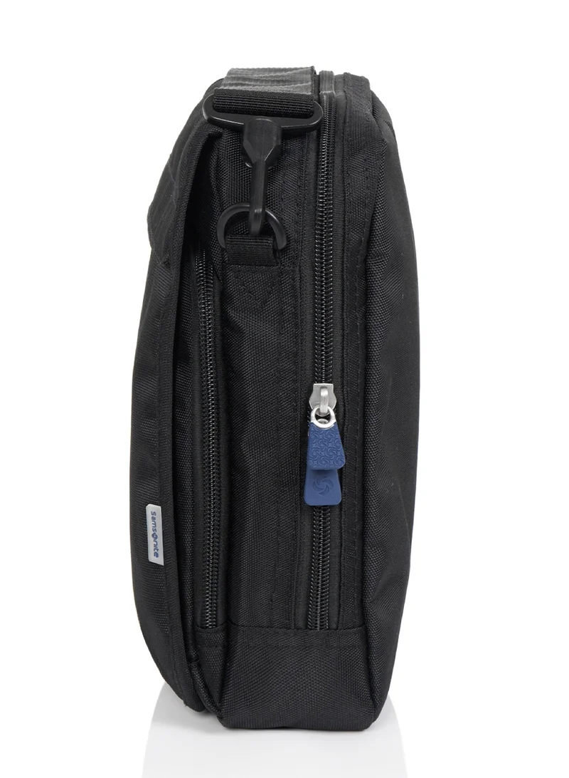 Samsonite Excursion Bag 100% Polyester, Black|Detachable Shoulder Strap