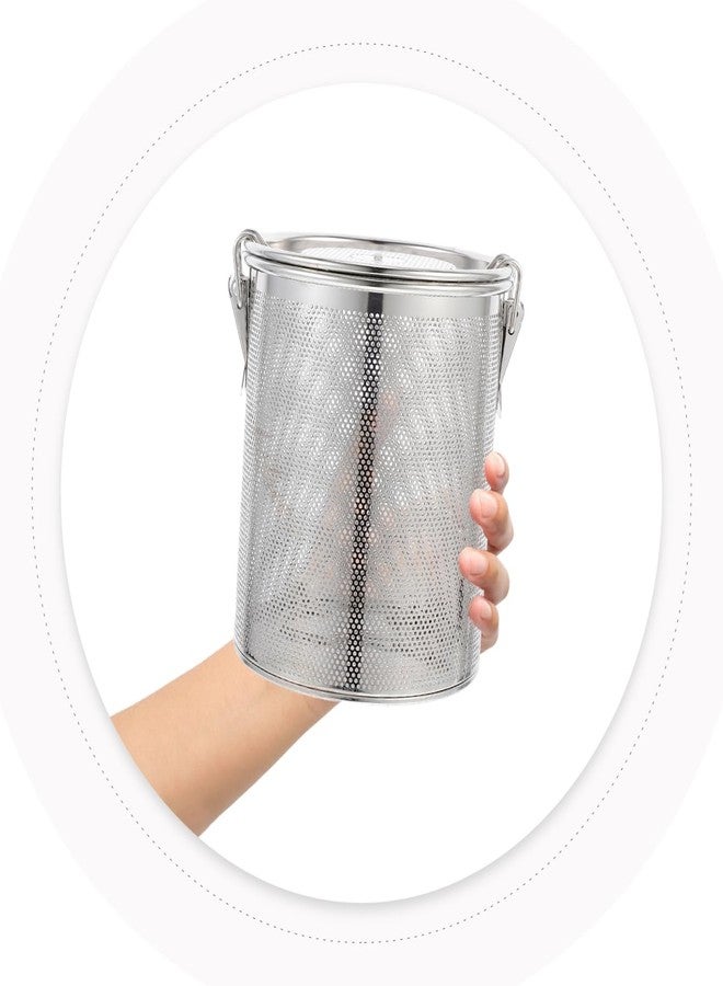 Hemoton Large Tea Infuser Strainer, 304 Stainless Steel Tea Ball Infuser for Loose Leaf & Spice Ball for Cooking Soup, Large Capacity and Extendded Chain Hook, 5" x 6" - Image 3