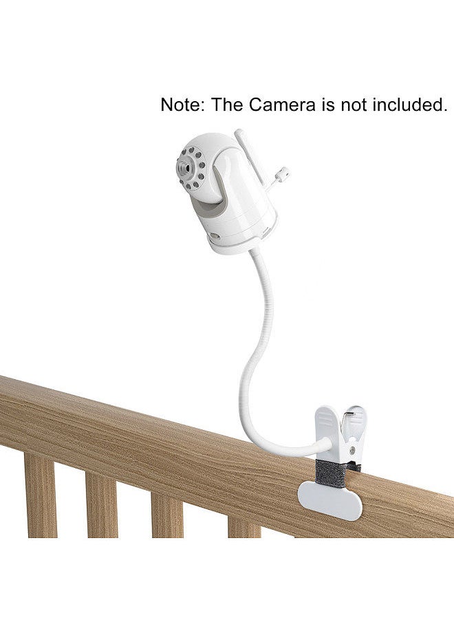 Generic - Clip Mount Stand Compatible with Infant DXR-8 and DXR-8 PRO Baby Monitor Camera Holder Flexible Twist Mounting Kit Attaches to Crib Cot Shelves - Image 1