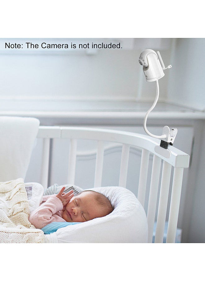 Generic - Clip Mount Stand Compatible with Infant DXR-8 and DXR-8 PRO Baby Monitor Camera Holder Flexible Twist Mounting Kit Attaches to Crib Cot Shelves - Image 1