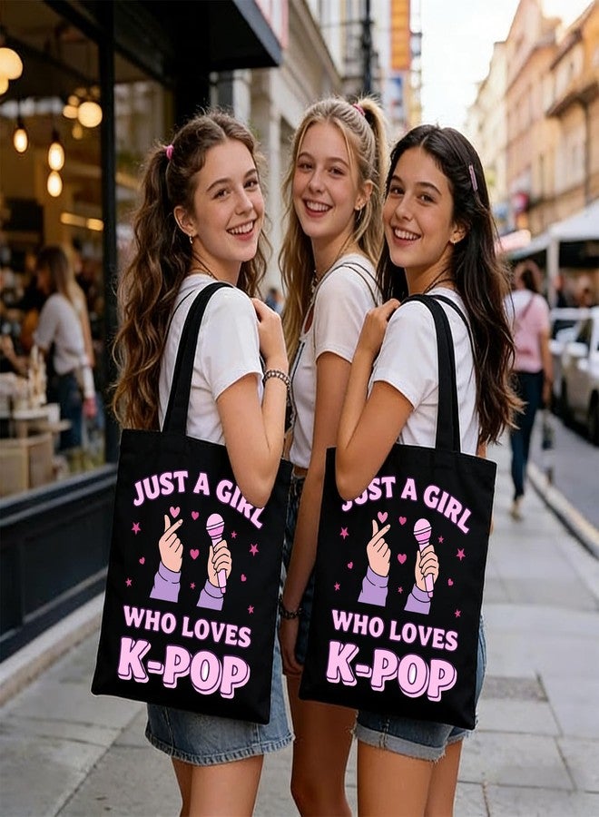 TI-EDC Kpop Birthday Tote Bag for Women, K Pop Gifts for Women Korean Drama Canvas Tote Bag Gift for K-Pop Lover - Image 3