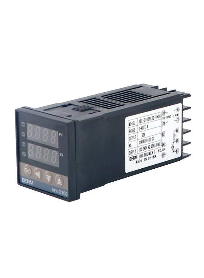 REX-C100FK02-V*DN Intelligent Temperature Controller SSR Output + SSR-25 DA +M6 1M Cable 3Pcs Set - Image 2