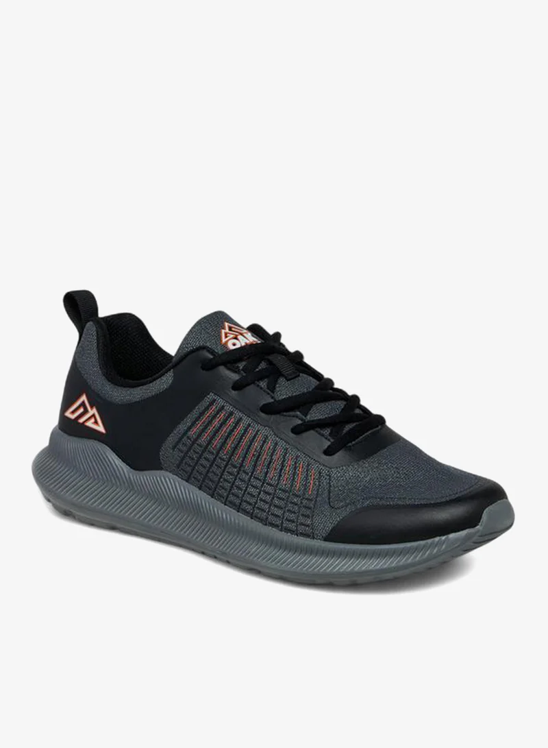 شو اكسبرس Panelled Lace-Up Sports Shoes With Pull Tab