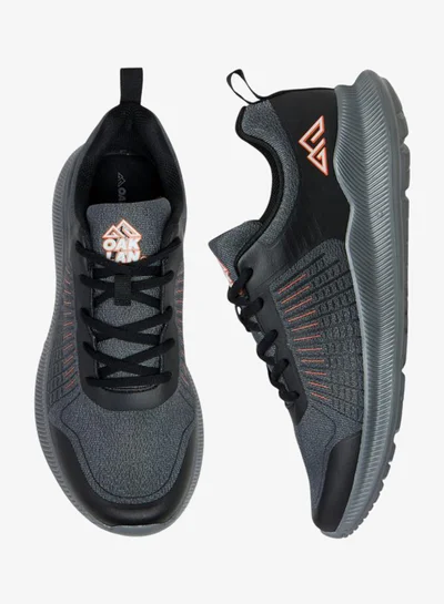 شو اكسبرس Panelled Lace-Up Sports Shoes With Pull Tab