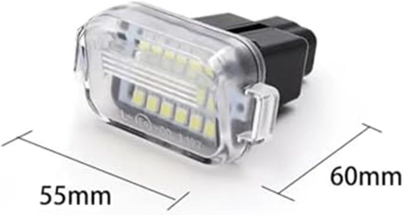 Wivplex 2Pcs White License Plate Light for Mazda 6 (2014-2017) - Image 2