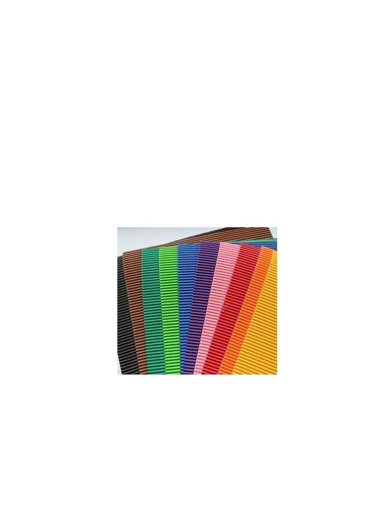 10-Piece A4 Size Corrugated Paper Multicolour - Image 3
