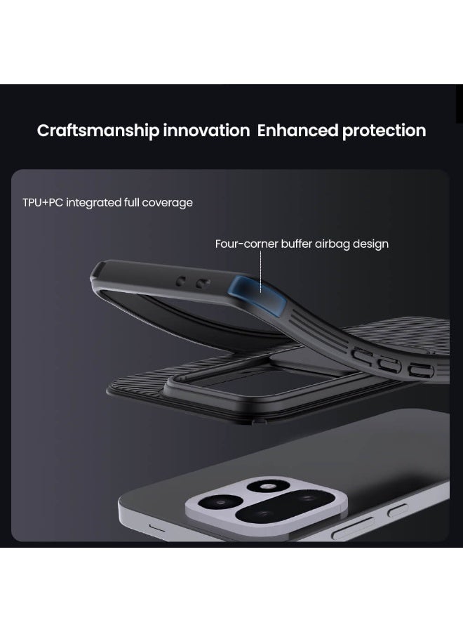 نيلكين جراب Camshield Pro لهاتف OnePlus 15 مع حماية منزلق لعدسة الكاميرا وظهر مضاد للخدش مع إطار حافة وغطاء حماية من الصدمات ومضاد لبصمات الأصابع وملمس ناعم وحساس متوافق مع OnePlus 15 - Image 5