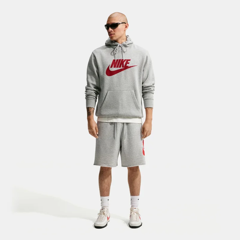 Nike Grey Men's Club French Terry Alumni Shorts for Men | Best Price UAE