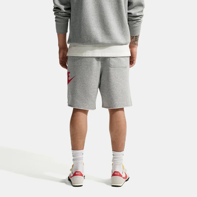 Nike Grey Men's Club French Terry Alumni Shorts for Men | Best Price UAE