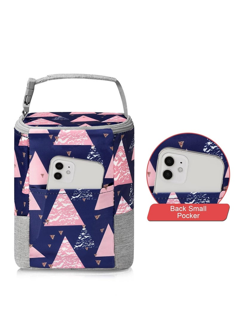 Oasisgalore Insulated Cooler Bag, Fits 4 Large 8oz Bottles, for Daycare, Travel  - Image 5