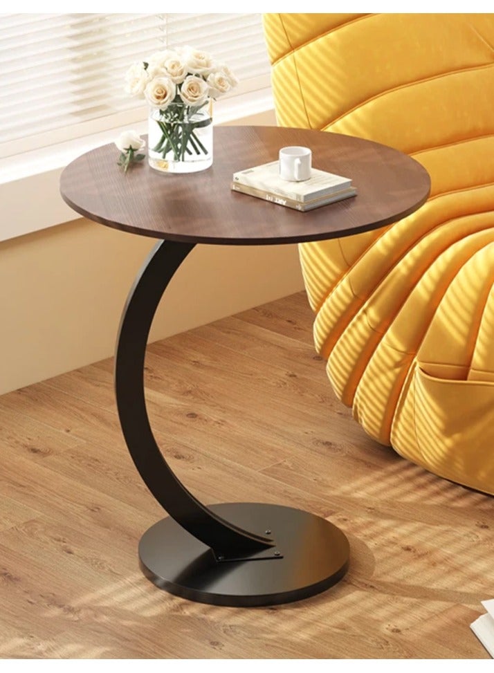 DubaiGallery Coffee Table Living Room Small Apartment Bedroom Balcony Leisure Double-layer Movable Sofa Side Table Luxury Furniture - Image 1