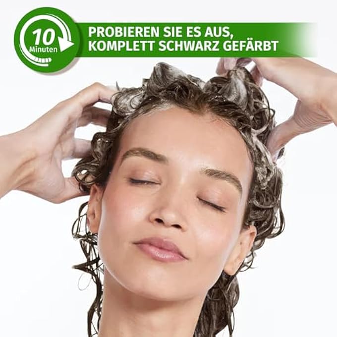 Anglicolor INSTANT BLACK HAIR SHAMPOO HAIR DYE SHAMPOO FOR MEN AND WOMEN EASY TO USE 100% GREY COVERAGE EASY & FAST LASTS 3-IN-1 BLACK HAIR DYE (BLACK 400 ML) - Image 3