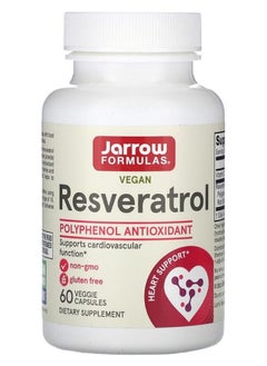 jarrow formulas Resveratrol, 100 mg, 60 Veggie Capsules 