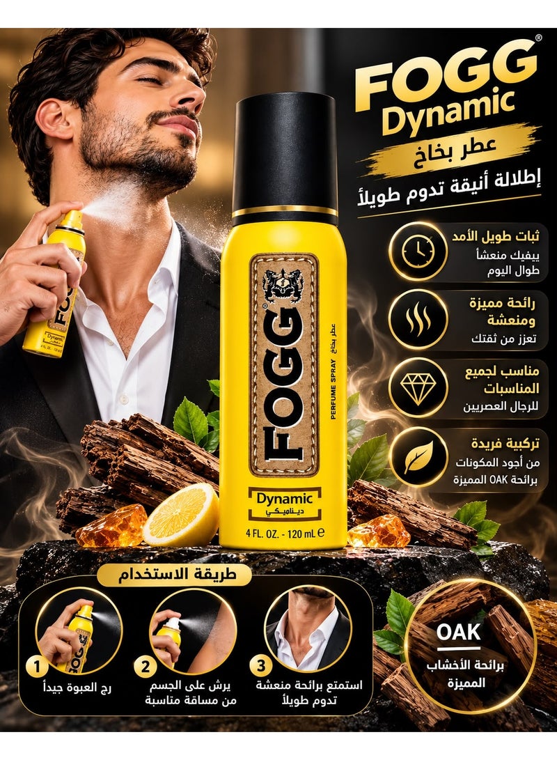 FOGG Dynamic Perfume Spray 120ml - Image 2