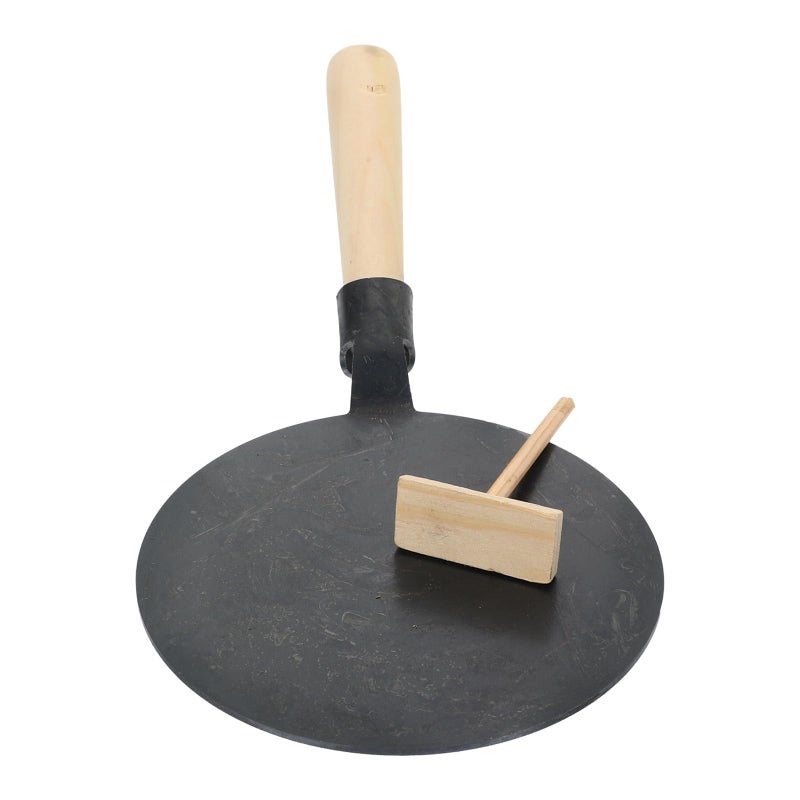 13Cm Nonstick Pancake Pan Mini Skillet With Wooden Handle Sugar Painting Cooking Tool - Image 2