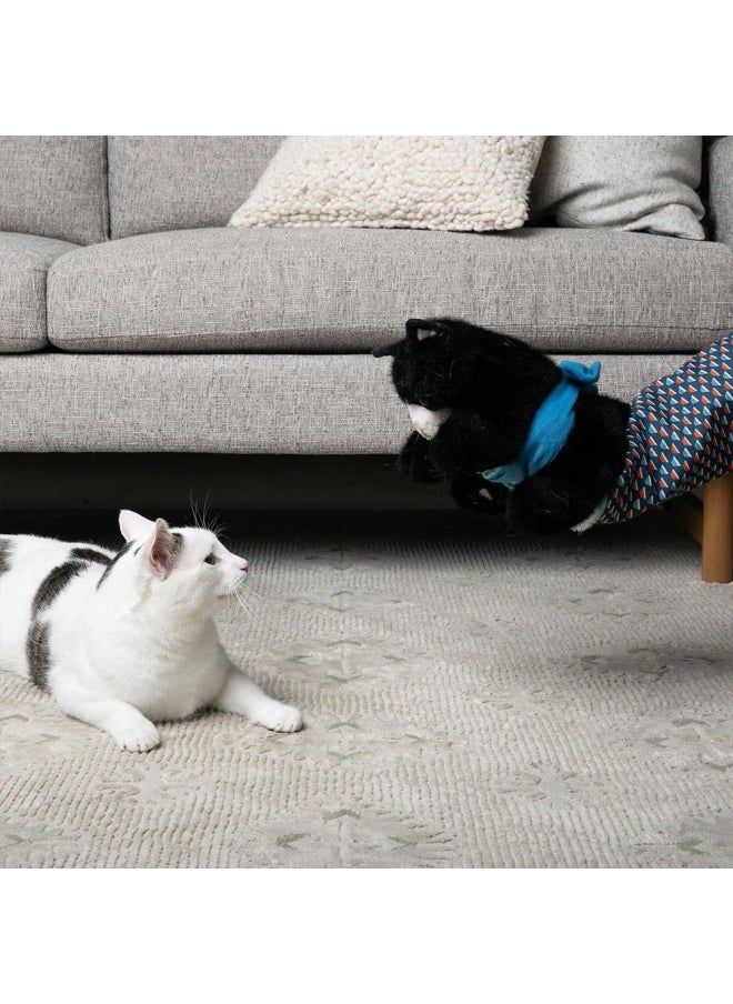 null - Cats Puppet Wrestler Home Cat Puppet Wrestling Gloves Toy-Specification:40CM-Colour:White - Image 1