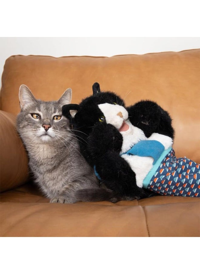 null - Cats Puppet Wrestler Home Cat Puppet Wrestling Gloves Toy-Specification:40CM-Colour:White - Image 1