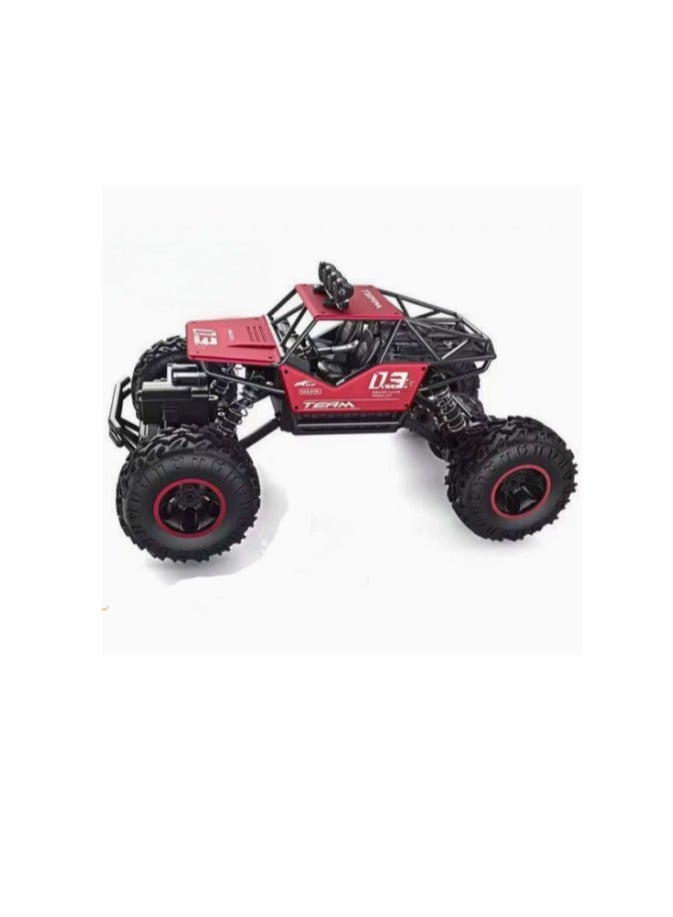 general Alloy off-road 4x4 charging RC car high-speed bigfoot climbing racing climbing car suitable for 7+   26cm x 17cm x 13cm, red car