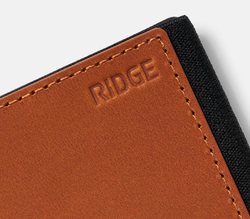 The Ridge Ridge Biflex Wallet for Men - Slim Minimalist Compact Wallet with RFID Protected Lining, Leather Front Pocket Wallets for Men (Tobacco Brown) - Image 4