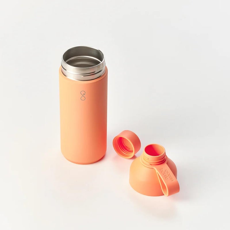 Ocean Bottle Big 34 oz | Stainless Steel Water Bottle | Reusable & Sustainable | Keeps Drinks Cold & Hot | Eco Friendly Gift (Sunset Peach) - Image 3