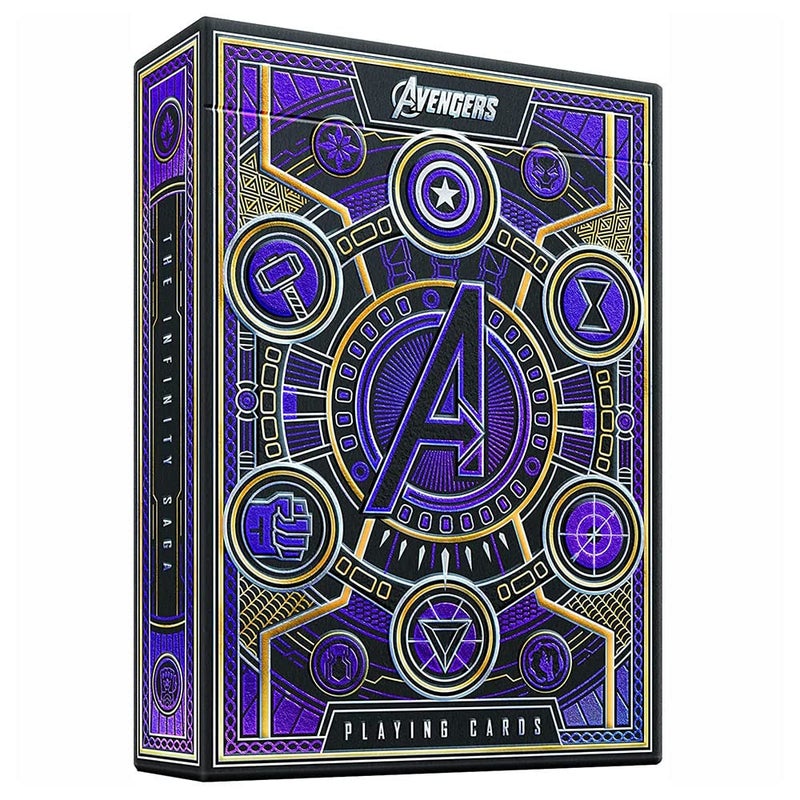 theory11 Avengers Purple Edition Premium Playing Cards - Marvel Studios' The Infinity Saga Deck - Image 1