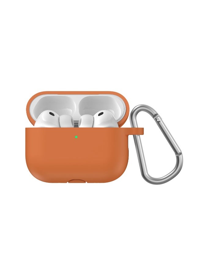 GREEN LION Silicone AirPod Case for AirPods 3 / Protective Cover with Shockproof Design / Dust & Scratch Resistant / Soft Touch Finish / Lightweight & Portable / Easy Access to Charging Port - Orange - Image 1