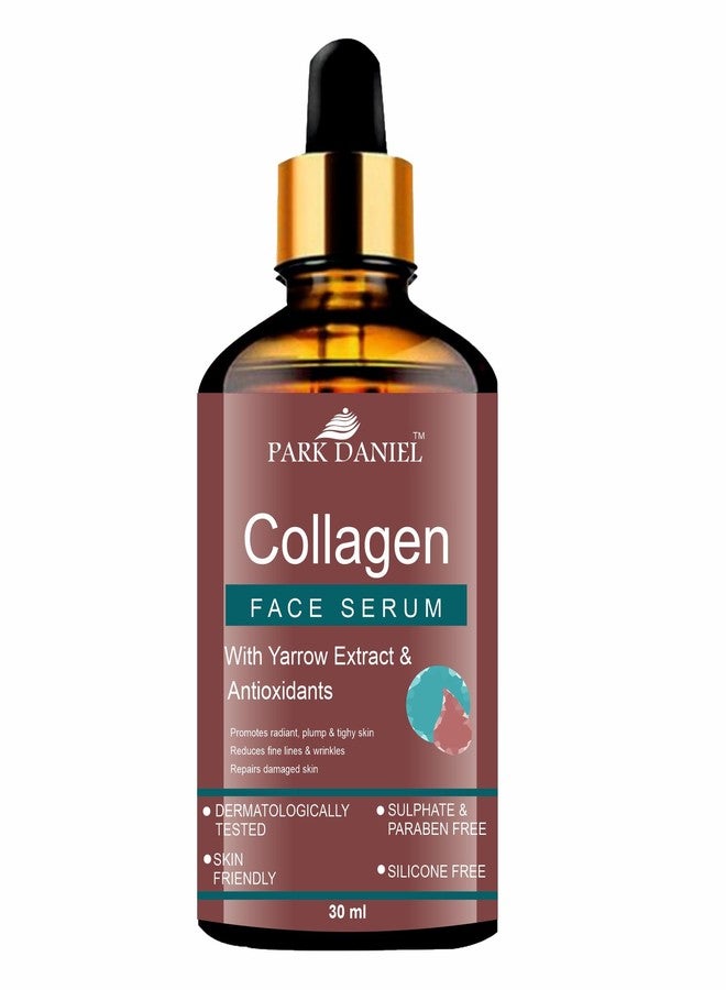 Park Daniel Collagen Face Serum with Yarrow Extract & Antioxidants | For Dull & Ageing Skin | Collagen Booster & Skin Hydration | All Skin Types | 30ml | Pack of 1 - Image 1