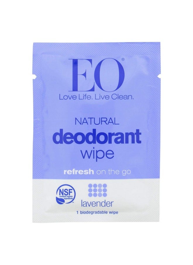 EO Eo Organic Lavender Deodorant Wipe 1 Count  - Image 1