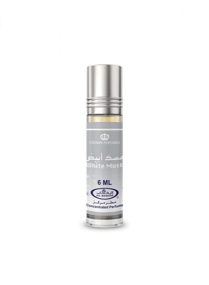 Al Rehab perfumes 6-Piece White Musk Concentrated Perfume Oil Without Alcohol 6ml - Image 3
